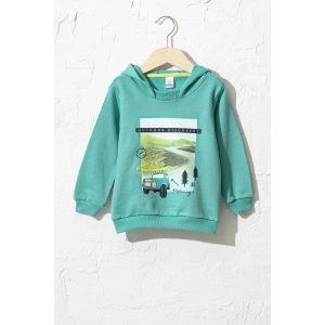 Erkek Bebek Mat Yeşil Ghl Sweatshirt