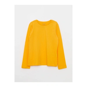 Bisiklet Yaka Basic Uzun Kollu Kız Çocuk Tişört