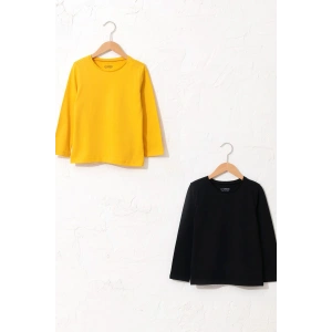 Kız Çocuk Orta Sarı G4Y T-Shirt