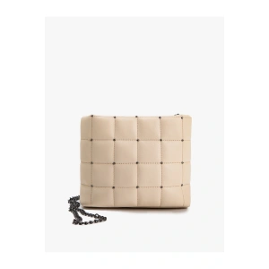 Çapraz Çanta Zincir Askılı Zımbalı