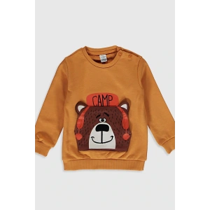 Erkek Bebek Koyu Sarı Glg Sweatshirt