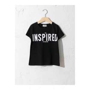 Kız Çocuk Siyah Tişört