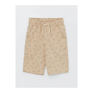 Lcw Kids Beli Lastikli Baskılı Erkek Çocuk Bermuda