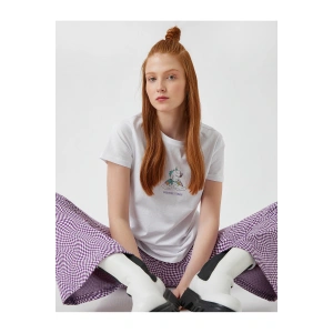 2sal10210ık Ekru T-shirt