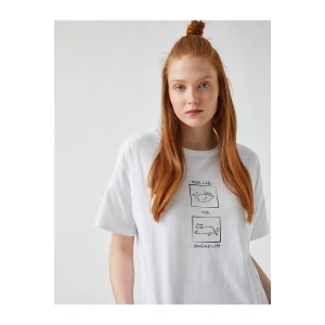 2sal10228ık Ekru T-shirt