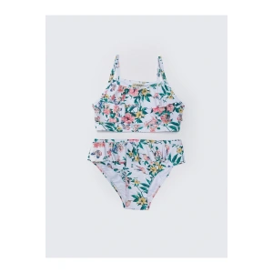 Baskılı Kız Çocuk Bikini