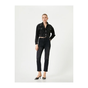 Kadın Jean Pantolon Siyah 4sal40318md