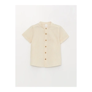 Hakim Yaka Kısa Kollu Erkek Bebek Gömlek