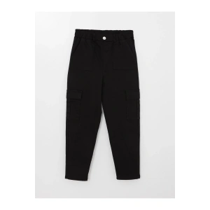Beli Lastikli Basic Gabardin Kız Çocuk Pantolon
