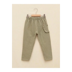 Baby Beli Lastikli Kız Bebek Pantolon