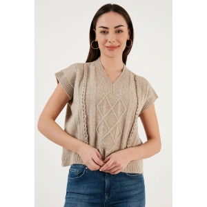 Regular Fit V Yaka Süveter SÜVETER 23K0669K1