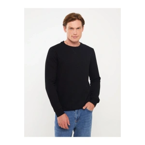 LCWAIKIKI Classic Bisiklet Yaka Uzun Kollu Erkek Sweatshirt