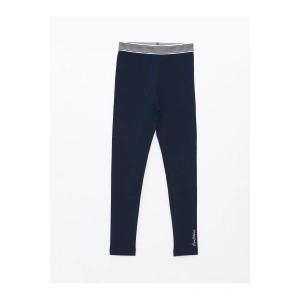 Beli Lastikli Baskılı Kız Çocuk Tayt