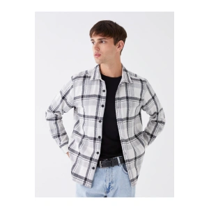 Regular Fit Uzun Kollu Ekose Erkek Oduncu Gömlek