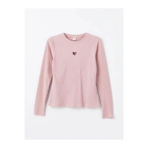 LCW Kids Bisiklet Yaka Kız Çocuk Tişört (W4)