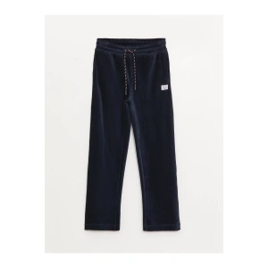 Beli Lastikli Basic Kadife Kız Çocuk Eşofman Altı