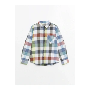 LCW Kids Ekose Uzun Kollu Erkek Çocuk Gömlek