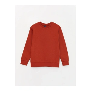 Bisiklet Yaka Basic Uzun Kollu Erkek Çocuk Sweatshirt