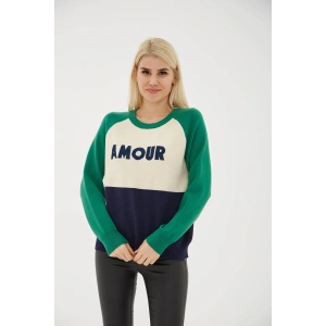 Nakışlı Kazak Yeşil