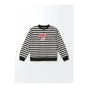 Lcwk Bisiklet Yaka Kız Çocuk Kalın Sweatshirt