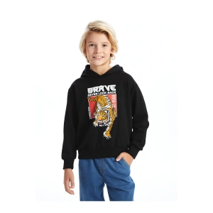 Lcwk Kapüşonlu Erkek Çocuk Sweatshirt