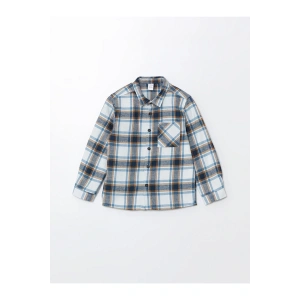 Lcwk Uzun Kollu Ekose Desenli Erkek Çocuk Oduncu Gömlek