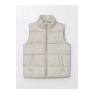 Dik Yaka Kız Çocuk Yelek