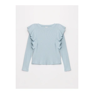 LCW Kids Bisiklet Yaka Basic Kız Çocuk Tişört (W4)