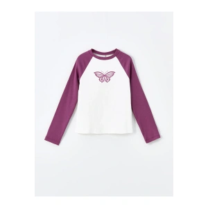 Bisiklet Yaka Kiz Cocuk Tisort - W4AV81Z4