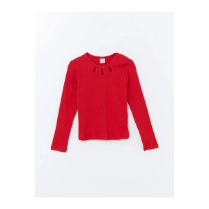 LCW Kids Bisiklet Yaka Kız Çocuk Tişört (W4)