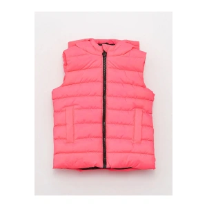 LCW Kids Kapüşonlu Kız Çocuk Şişme Yelek