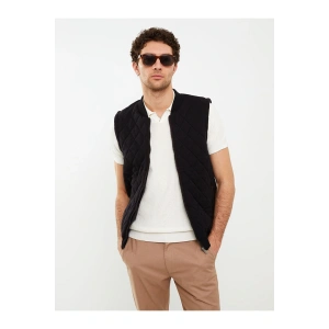 Standart Kalıp Kolej Yaka Kalın Erkek Yelek