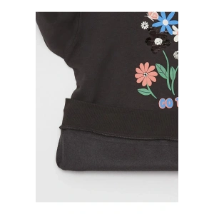 LCW Kids Antrasit Bisiklet Yaka Baskılı Uzun Kollu Kız Çocuk Sweatshirt 85 Değerlendirme 14.5B