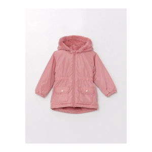 Lcwk Kapüşonlu Kız Bebek Şişme Mont