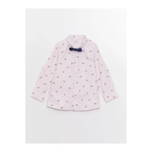 Baskılı Erkek Bebek Gömlek Ve Papyon 2li