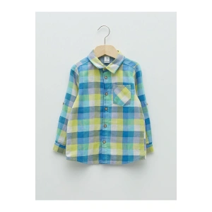 Lcw Baby Uzun Kollu Ekose Desenli Erkek Bebek Gömlek