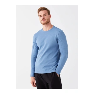 LCWAIKIKI Classic Bisiklet Yaka Uzun Kollu Erkek Sweatshirt