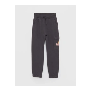 LCW Kids Beli Lastikli Kız Çocuk Kargo Eşofman Altı