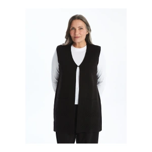 Lcwk V Yaka Kadın Triko Yelek