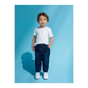 LCW baby İndigo Erkek Bebek Jean Pantolon