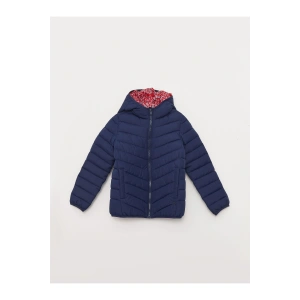 Kapüşonlu Basic Kız Çocuk Şişme Mont