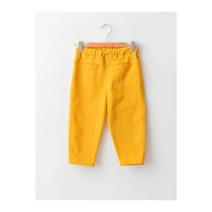 LCW baby Sarı Beli Lastikli Basic Erkek Bebek Pantolon