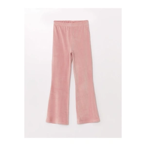 Beli Lastikli Basic Kadife Kız Çocuk Eşofman Altı