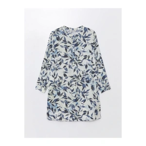 LCW Grace Bisiklet Yaka Desenli Kadın Gömlek Tunik