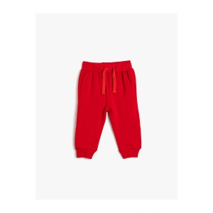 Basic Jogger Eşofman Altı Şardonlu Cepli Beli Bağlamalı Pamuklu