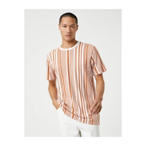 Basic Tişört Bisiklet Yaka Kısa Kollu