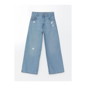 Beli Ayarlanabilir Lastikli Kız Çocuk Jean Pantolon