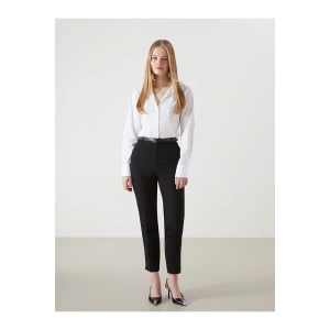 Beli Kemerli Havuc Kesim Kadin Pantolon - S5HG28Z8