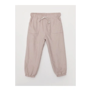 Beli Lastikli Basic Kız Bebek Jogger Pantolon