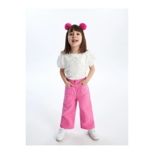 Beli Lastikli Basic Kız Bebek Pantolon